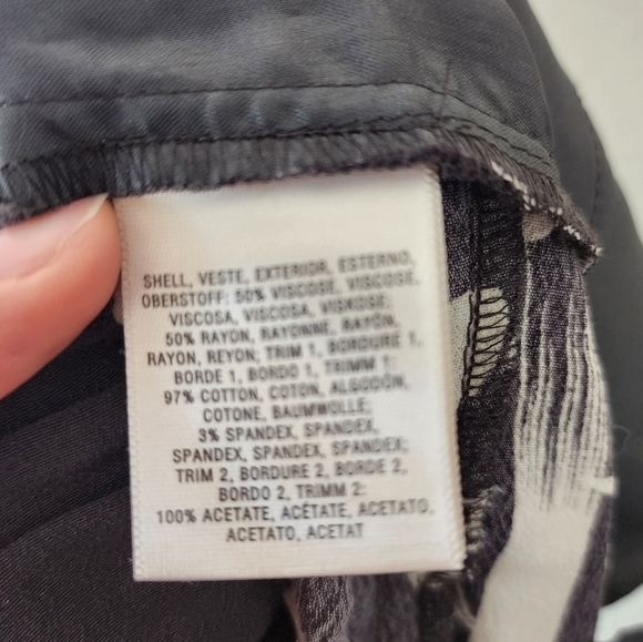 Anthropologie Elevenses Black High Rise Ankle Tie Tapered Jogger Pants - Picture 6 of 7